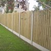 Pointed Top Hit & Miss in Concrete Posts and with Gravel Boards at Stillorgan